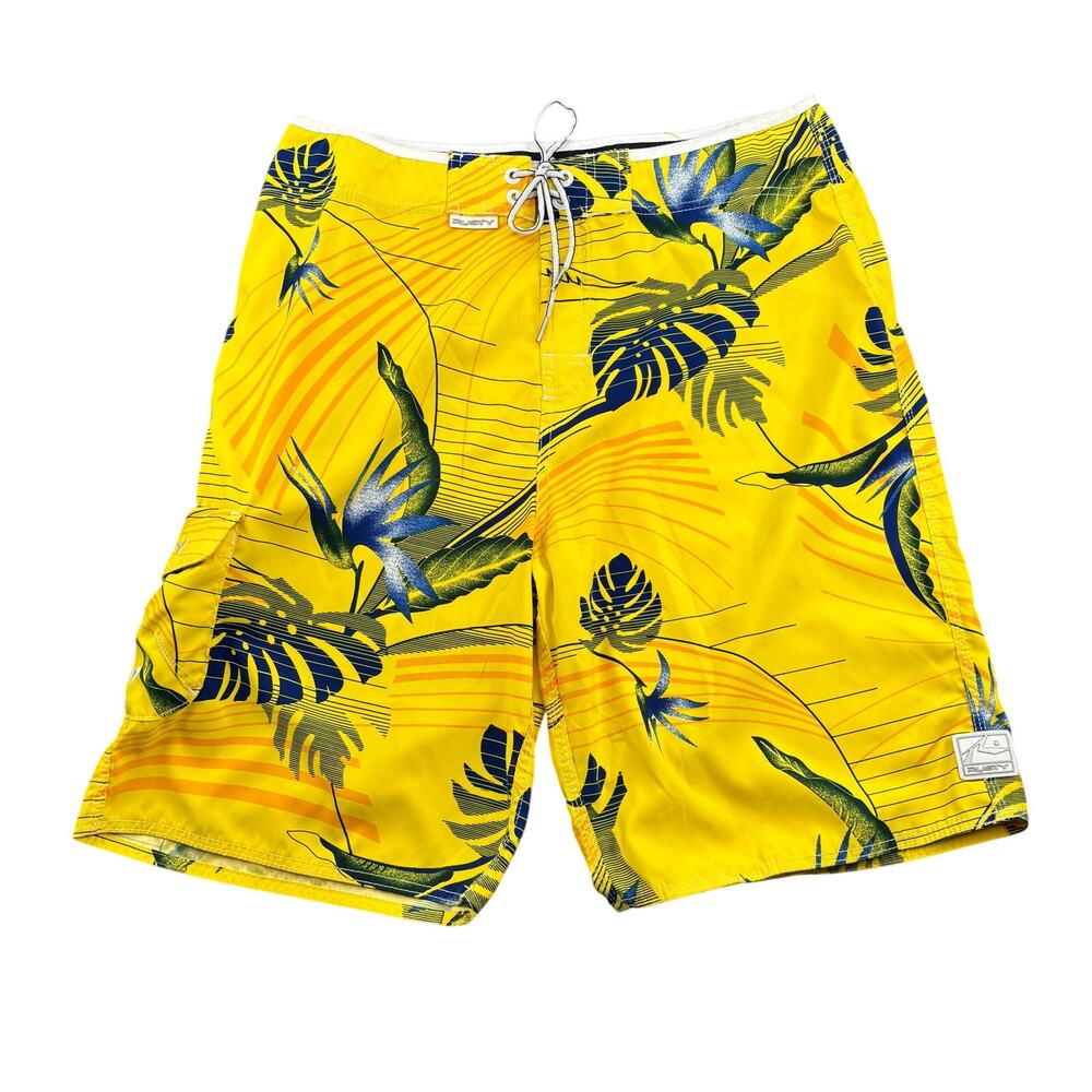Vintage Y2K Rusty Board Shorts Men's 36 Hawaii Aloha Surf Skate Beach